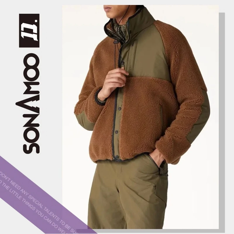 【大璇专属】sonAmoo双面穿加厚棉服男女情侣秋冬保暖外套D19009