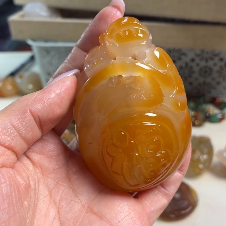 玛瑙/玉髓未镶嵌吊坠(不含链)