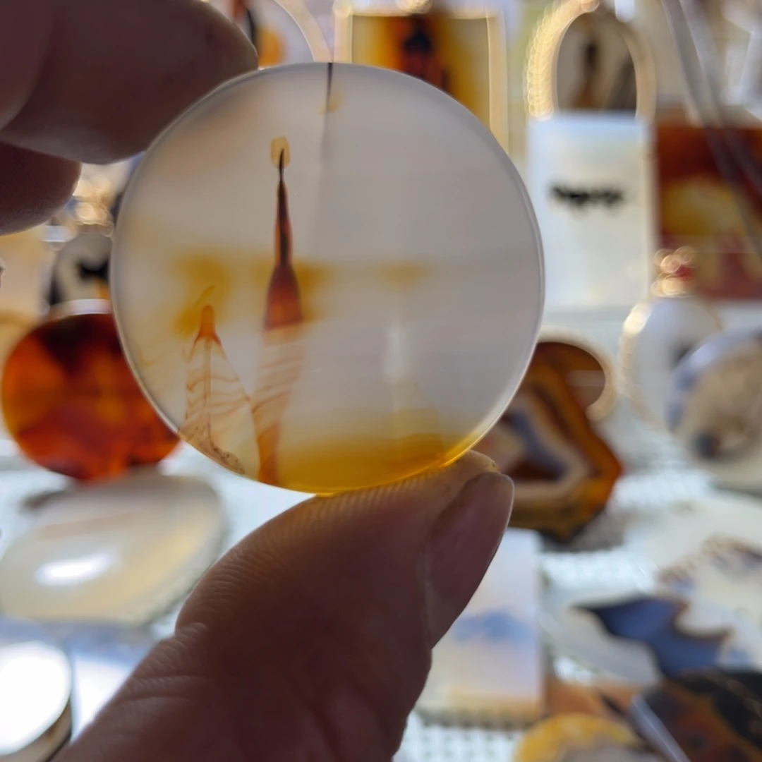 玛瑙/玉髓未镶嵌吊坠(不含链)