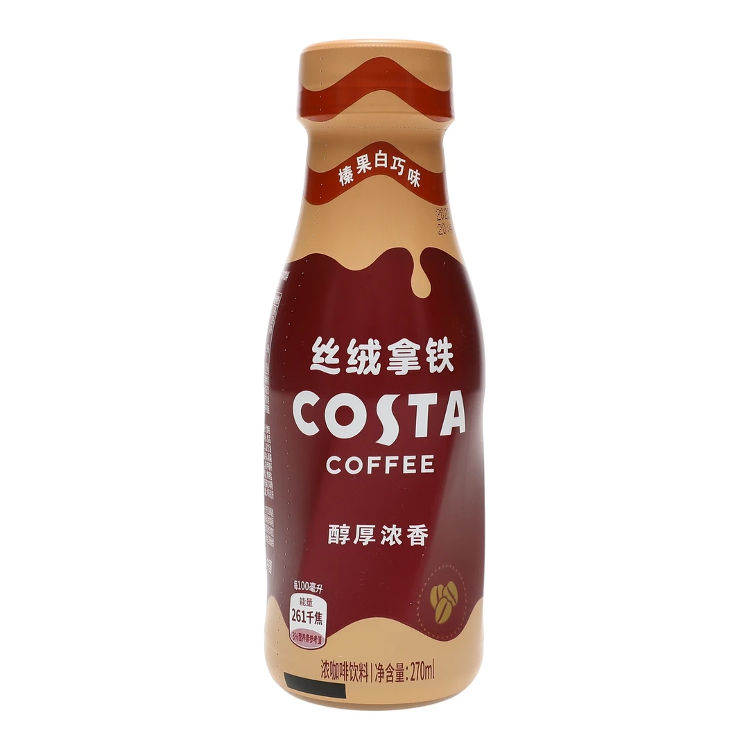 咖世家咖啡丝绒拿铁榛果白巧味 270ml