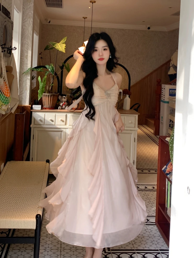 连衣裙显瘦长裙夏季法式仙女裙仙气裙子气质公主春夏小众长款森系