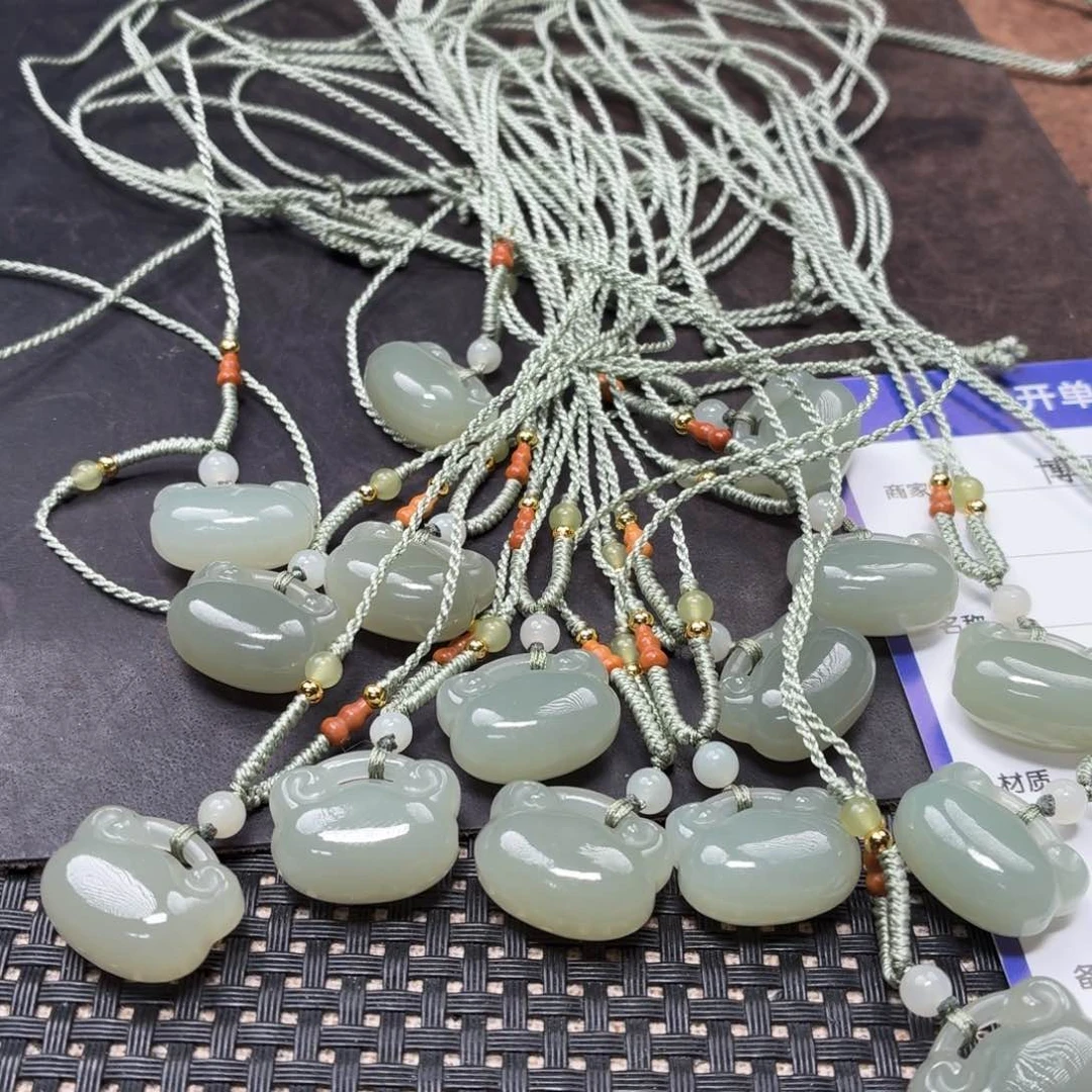 颈饰未镶嵌和田玉多样性发货拍一发一