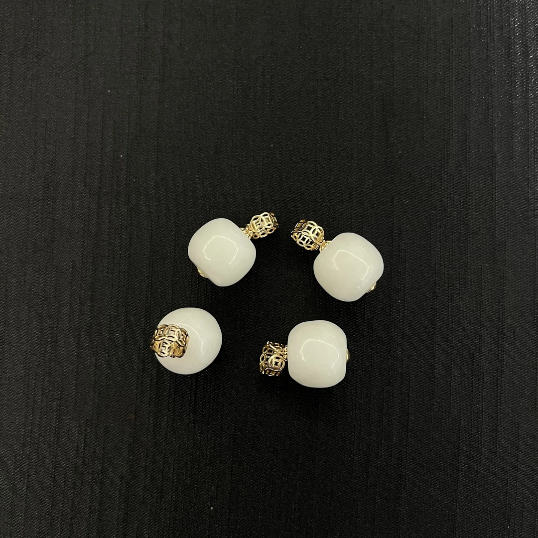 白玉大单珠吊坠*（单件多样性发）677