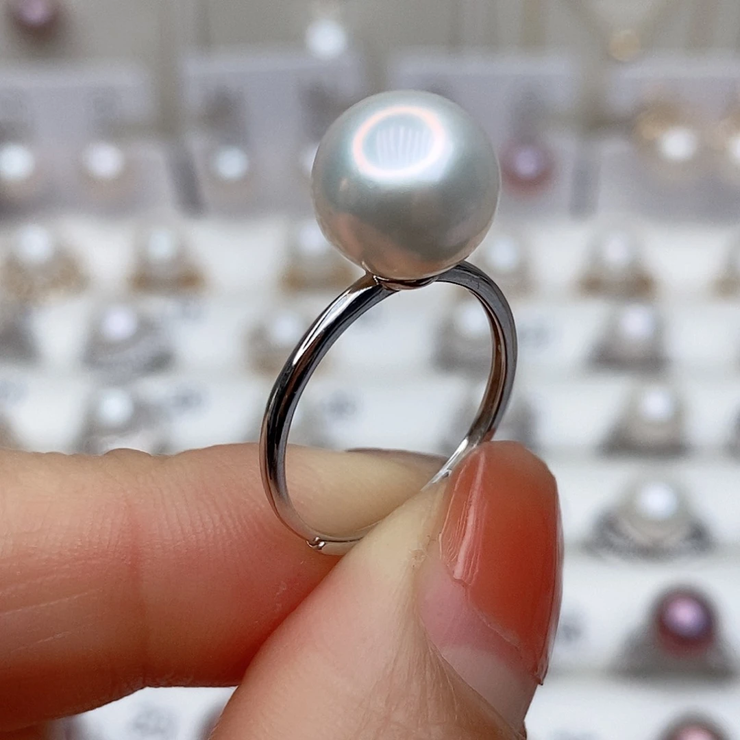 淡水珍珠颈饰银S925镶嵌