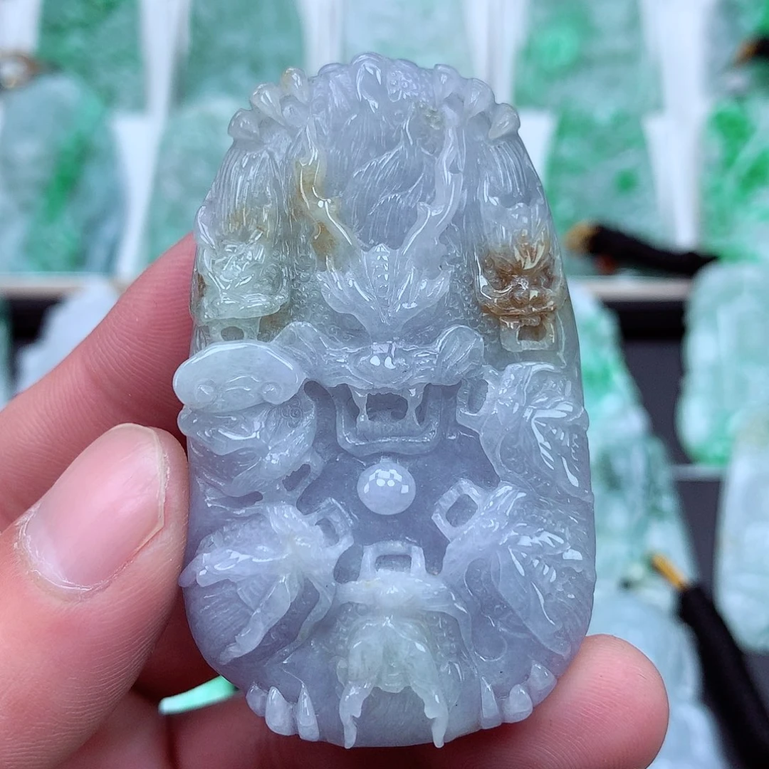 翡翠颈饰未镶嵌翡翠吊坠