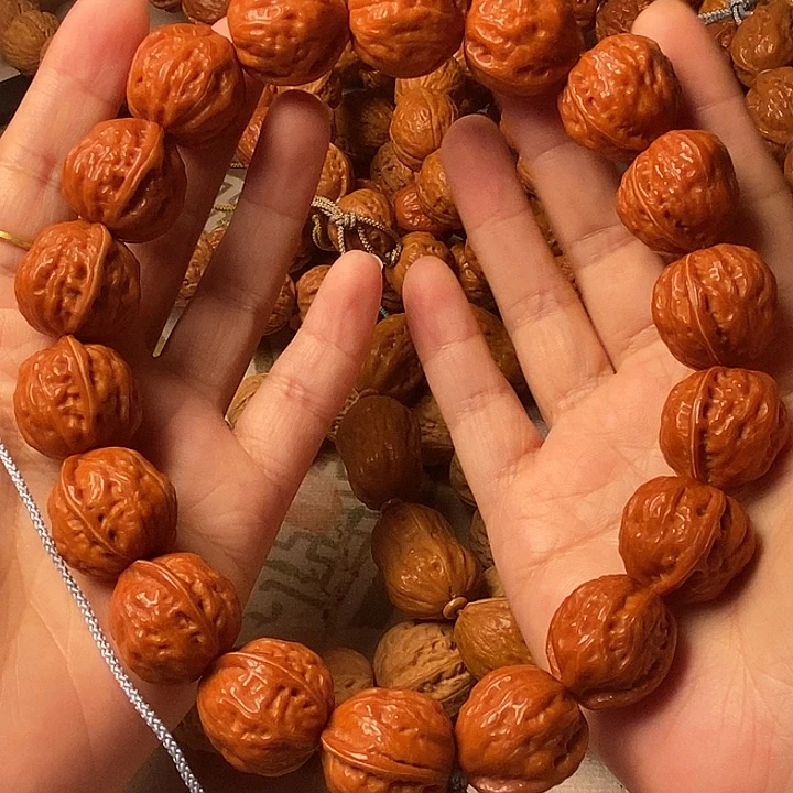 手串文玩核桃火焰纹