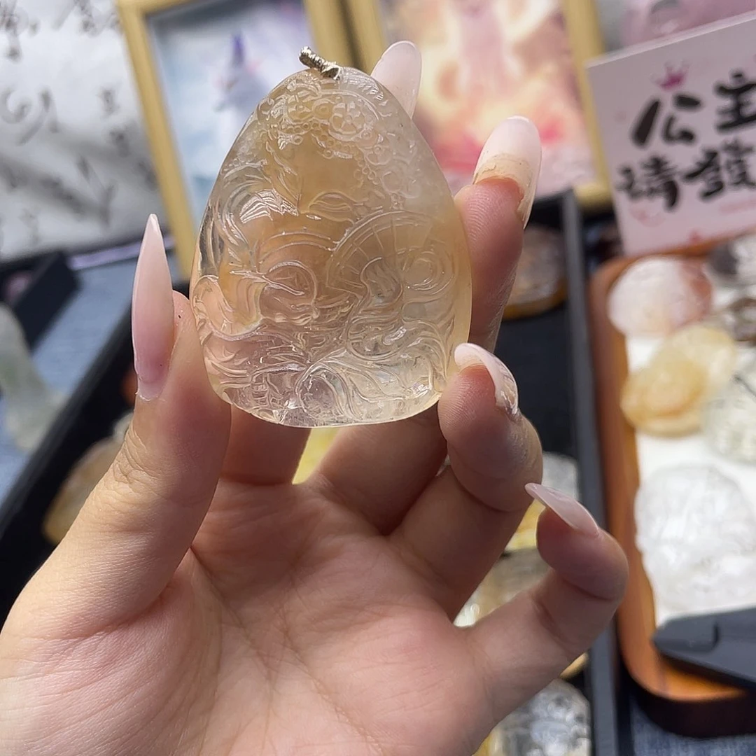 颈饰未镶嵌水晶天然