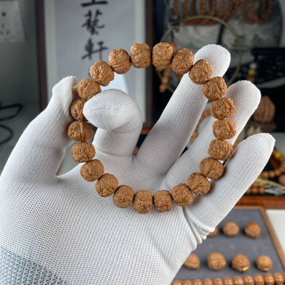 【工艺轩】猴头微瑕金蟾蛤蟆头手串蛤蟆背猴头猴头猴头单颗雕刻