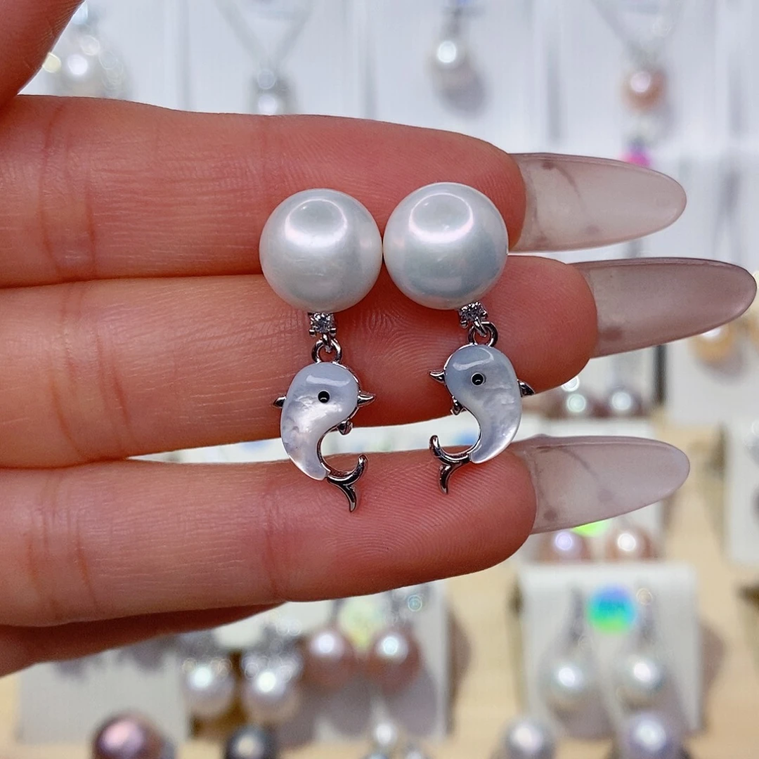 淡水珍珠未镶嵌耳饰