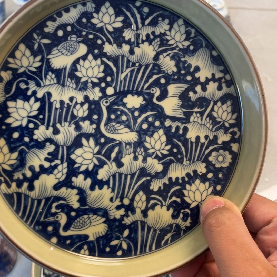 瓷片2号釉一路连科大壶承