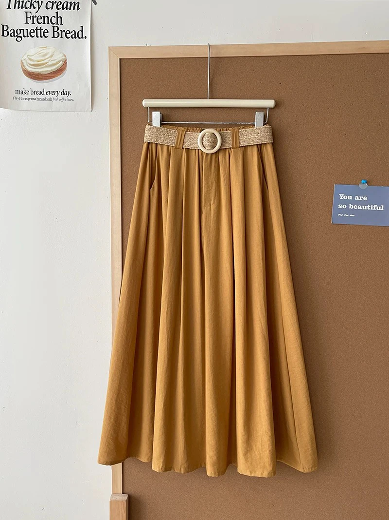 6079女装韩版时尚百搭半身裙