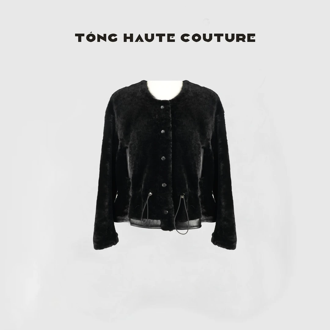 【青瓷】冬季进口莫伊拉贡皮毛一体外套 YW520