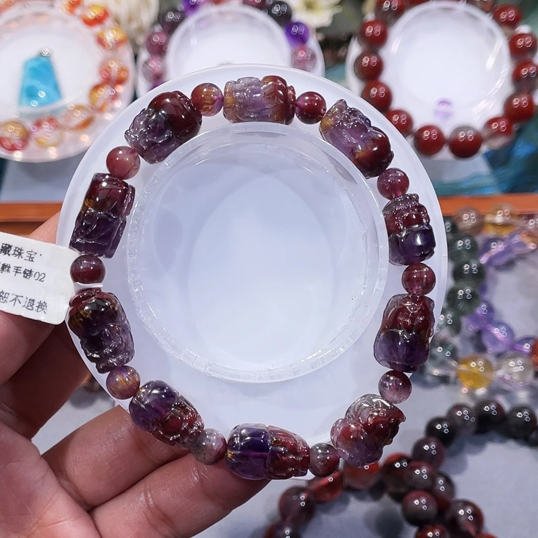 水晶未镶嵌手链、极光23/貔貅