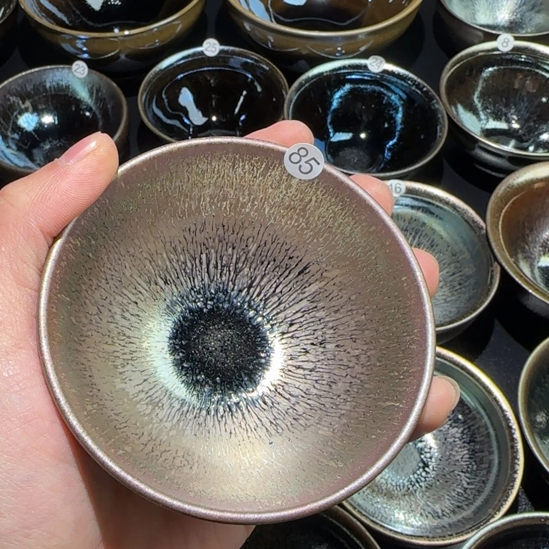 茶盏咚*叮精品柴烧放漏放漏85