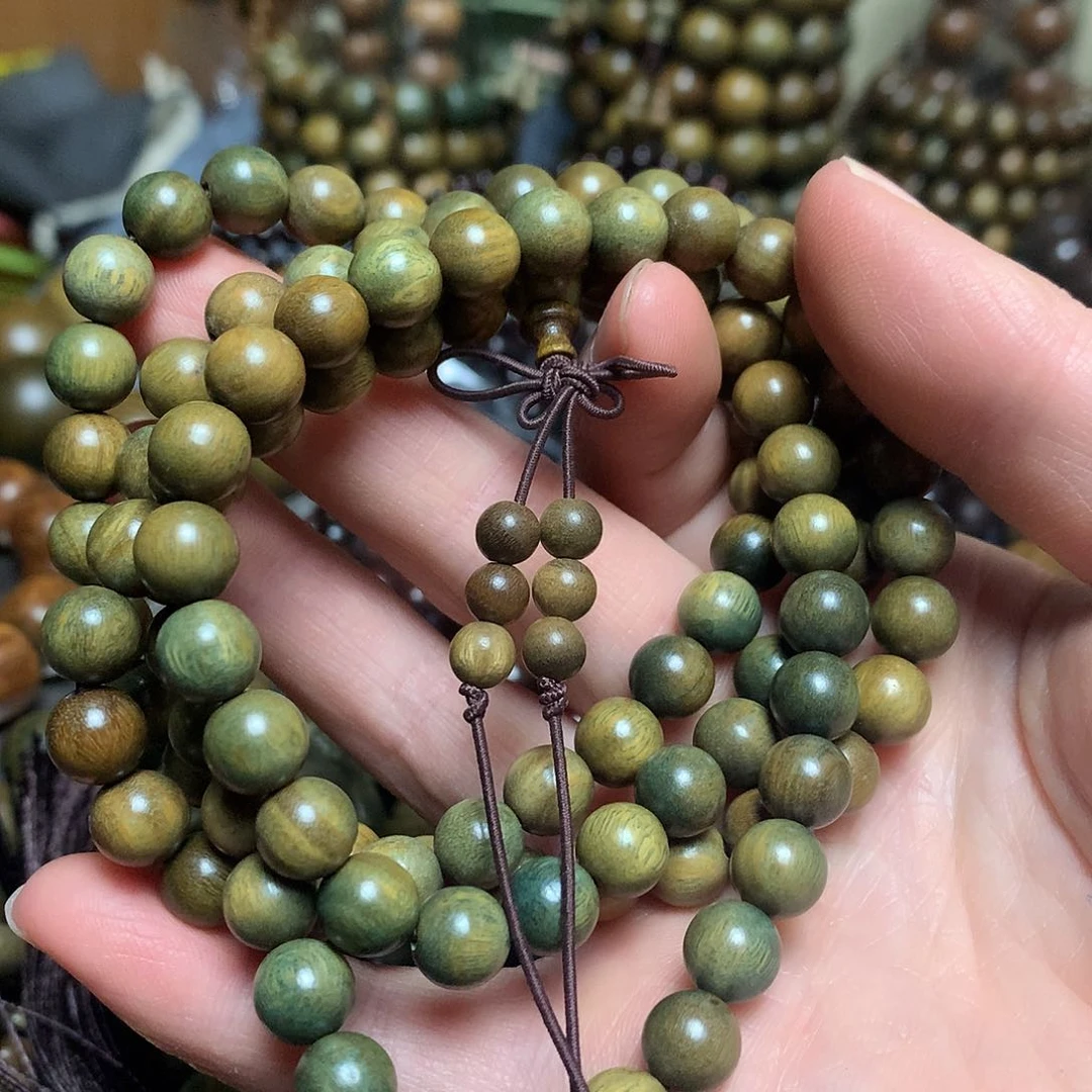 维腊木（绿檀）手串/手链中国结