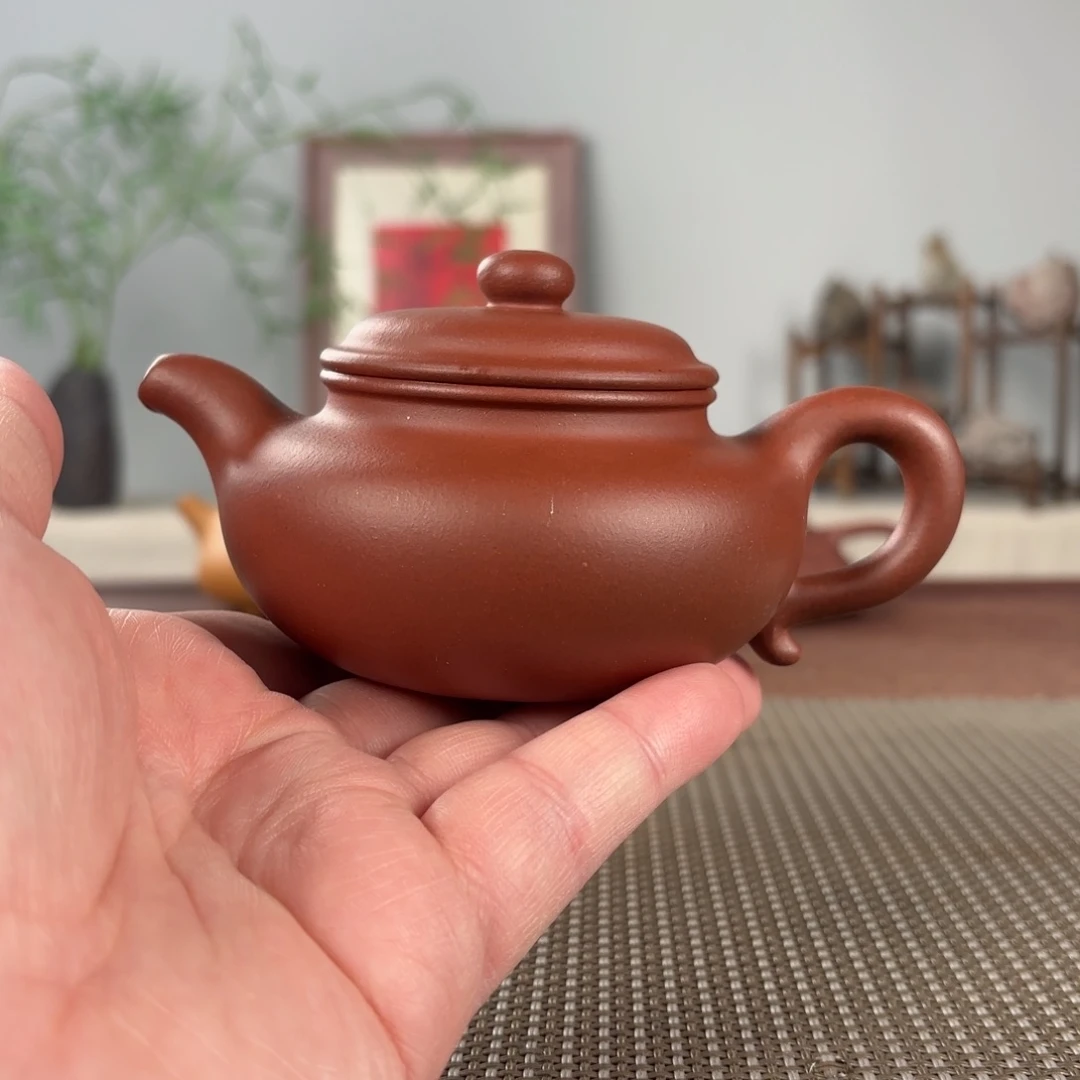 紫砂茶壶微瑕黄龙山原矿紫砂壶