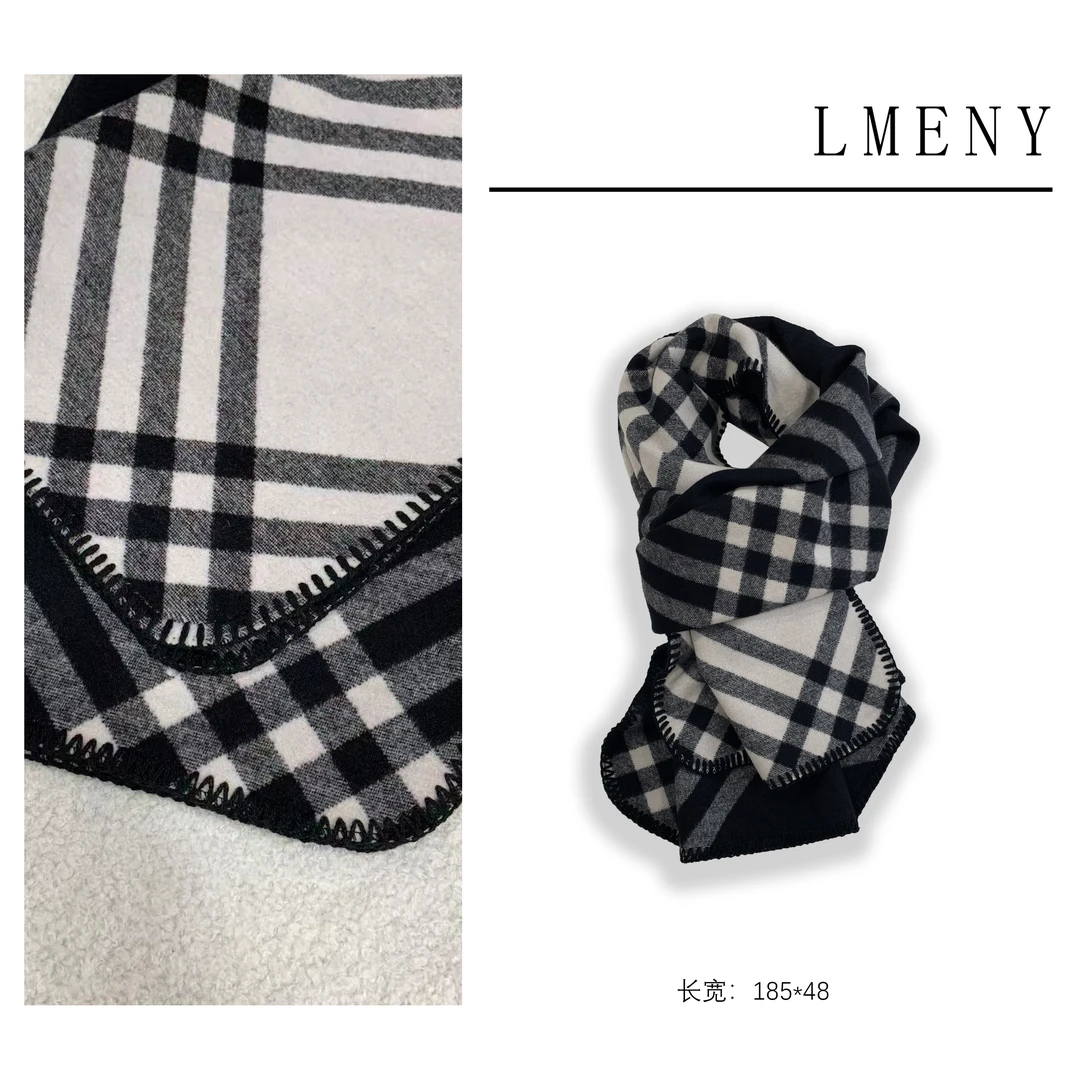 LMENY英伦午后~格子围巾软糯亲肤百搭保暖围脖25DP003