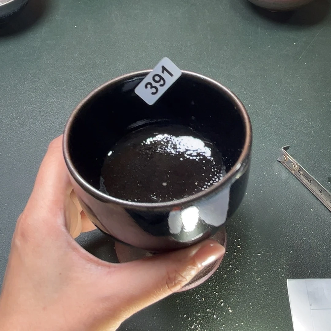 枫***秋茶盏全手工原矿原釉建盏