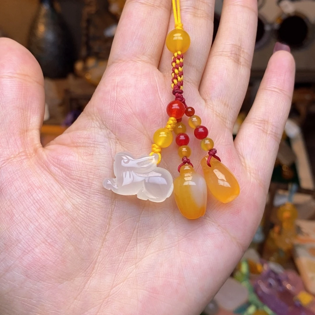 玛瑙/玉髓吊坠(不含链)未镶嵌