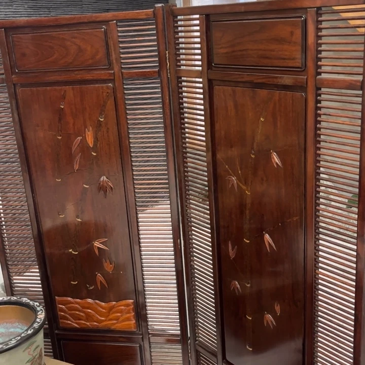 实木屏风手工制作