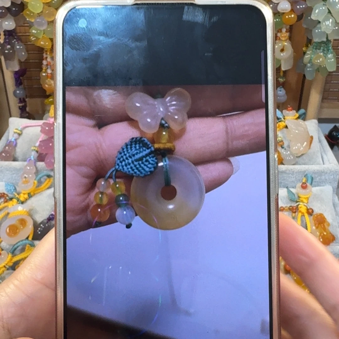 柠***.未镶嵌手机挂件玛瑙/玉髓
