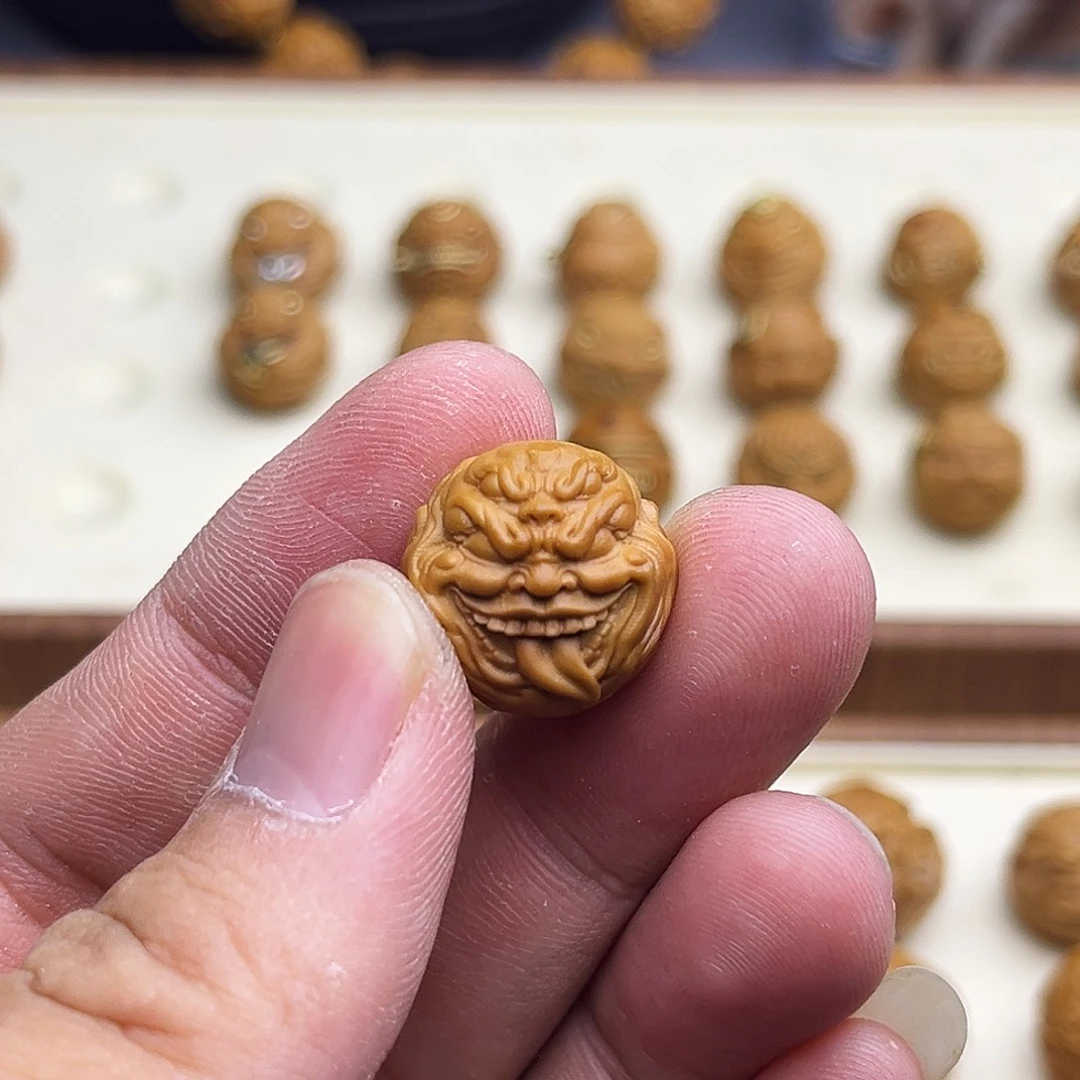 猴头核桃吊坠四目舔僧18