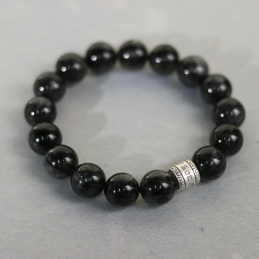 ZC10A18697[原创]黑发晶手串（多样性发货)