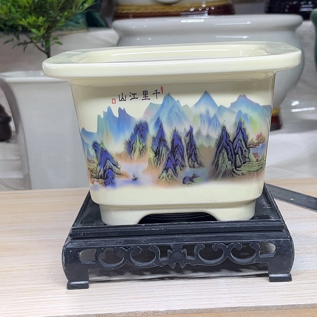 陶瓷绿植多肉微瑕花盆