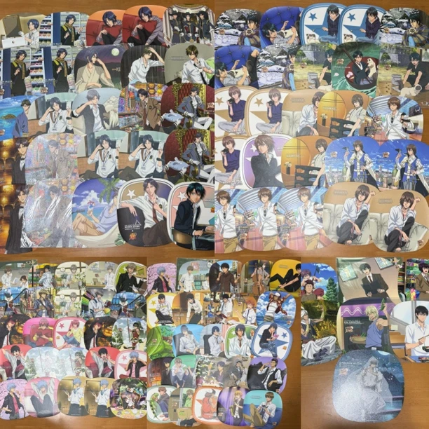 【中古】网球王子透明贴大贴纸鼠标垫混池18x18cm工作购物卡牌盲盒
