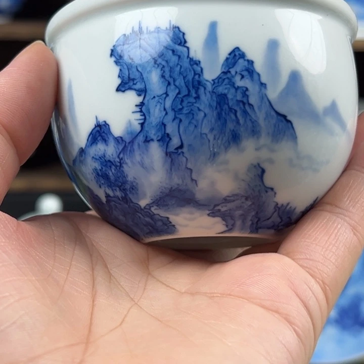 y***~杯溪山造物山水微瑕