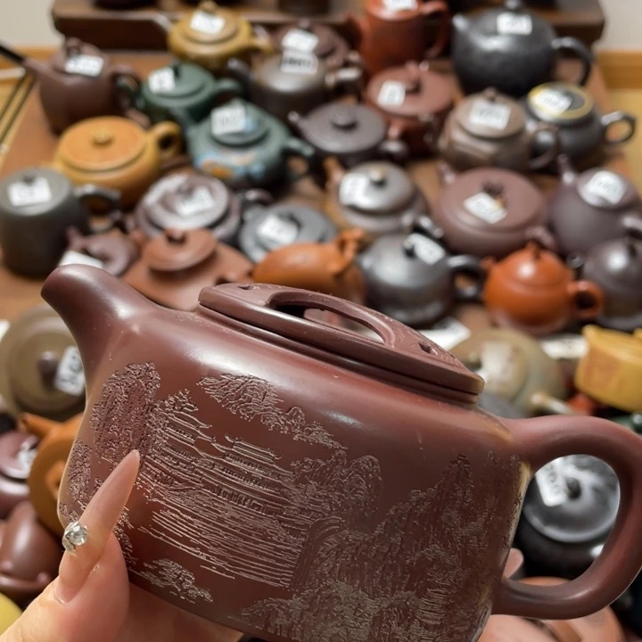 茶壶紫砂紫砂微瑕