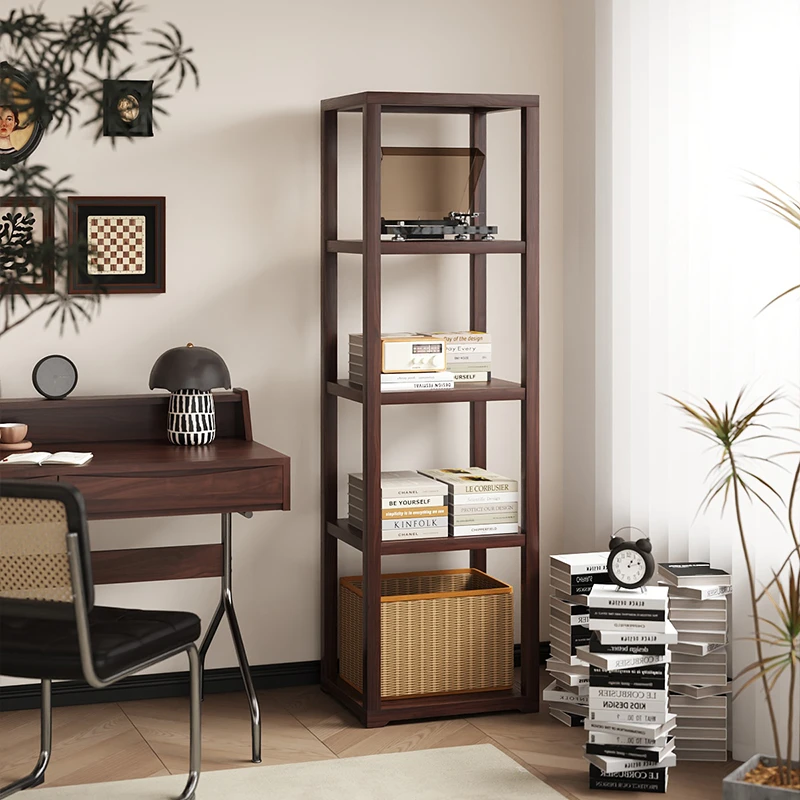 榫卯家用多宝格中式143落地置物架书架简易储物架收纳架