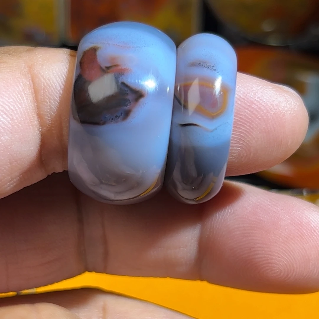 岁***悠玛瑙/玉髓合金颈饰