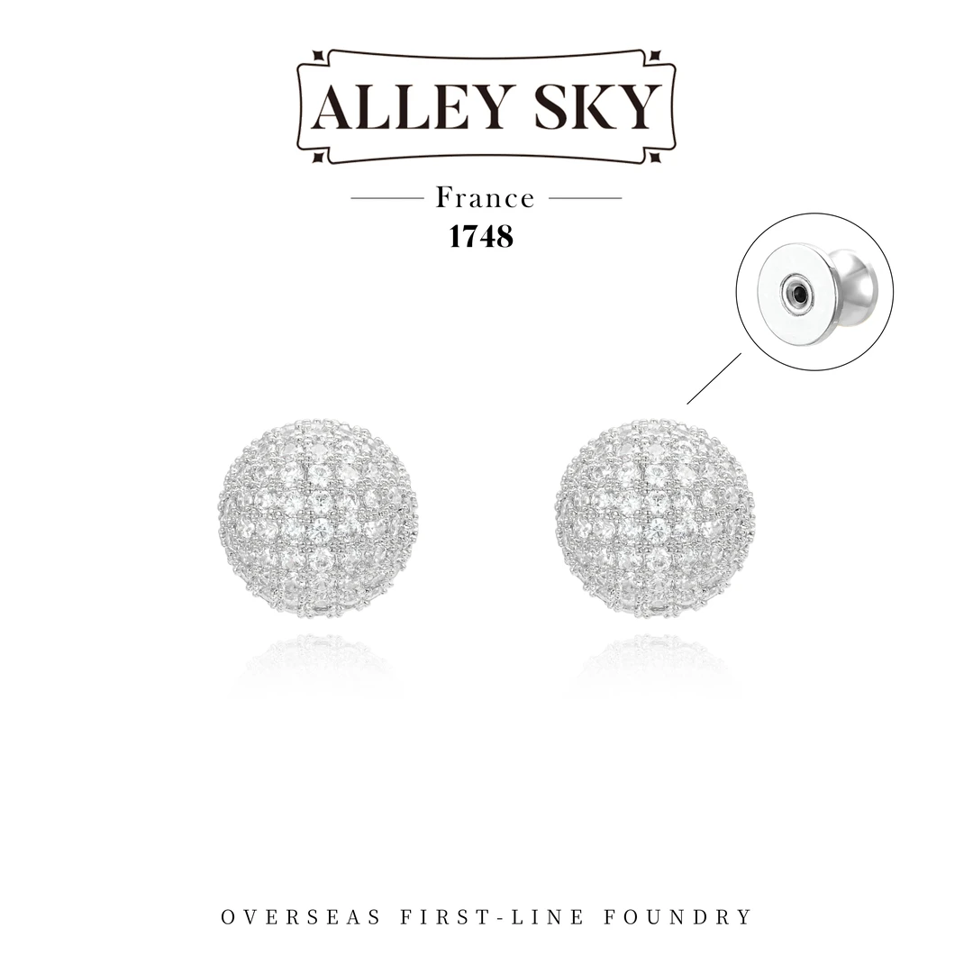 【维也纳之歌】Alley Sky春款轻奢耳钉F3613