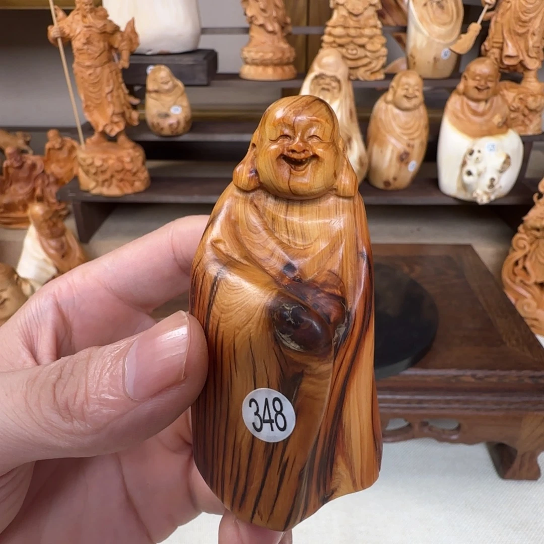 柏木（崖柏）小木匠艺雕一物一拍