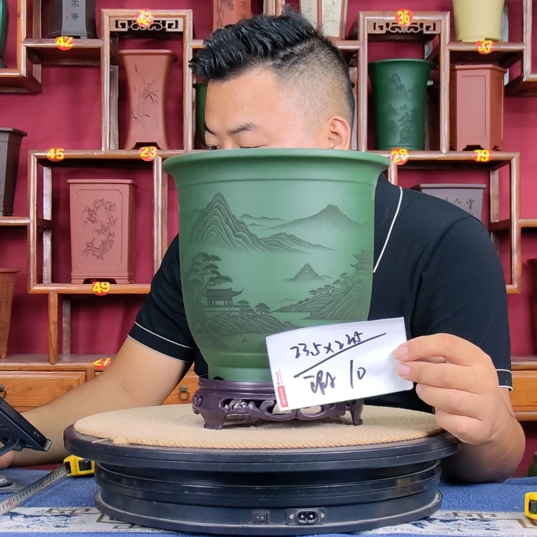 紫砂花盆紫砂花盆