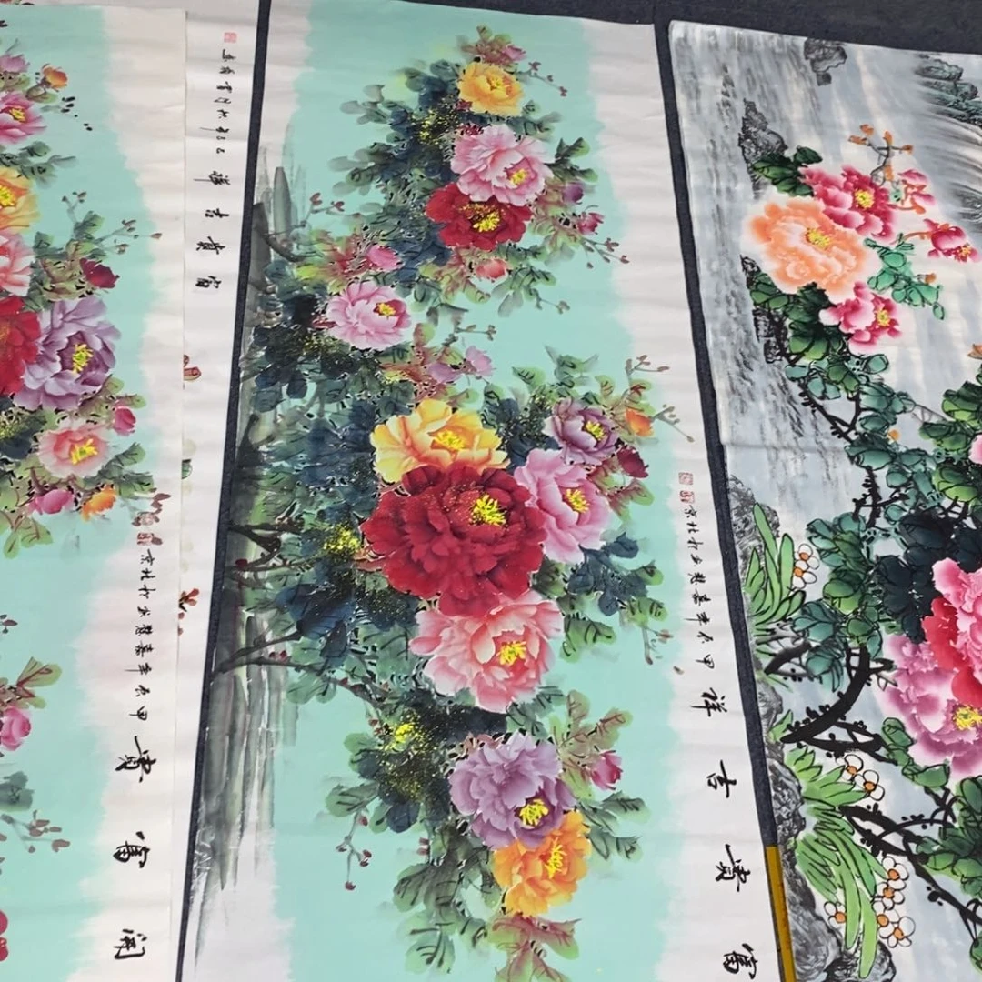 国画快**运尺寸180✖️70小六尺精品手绘画