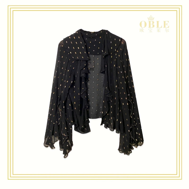 【欧宝莱尔】OBLER女装气质轻奢百搭外披AY-0501