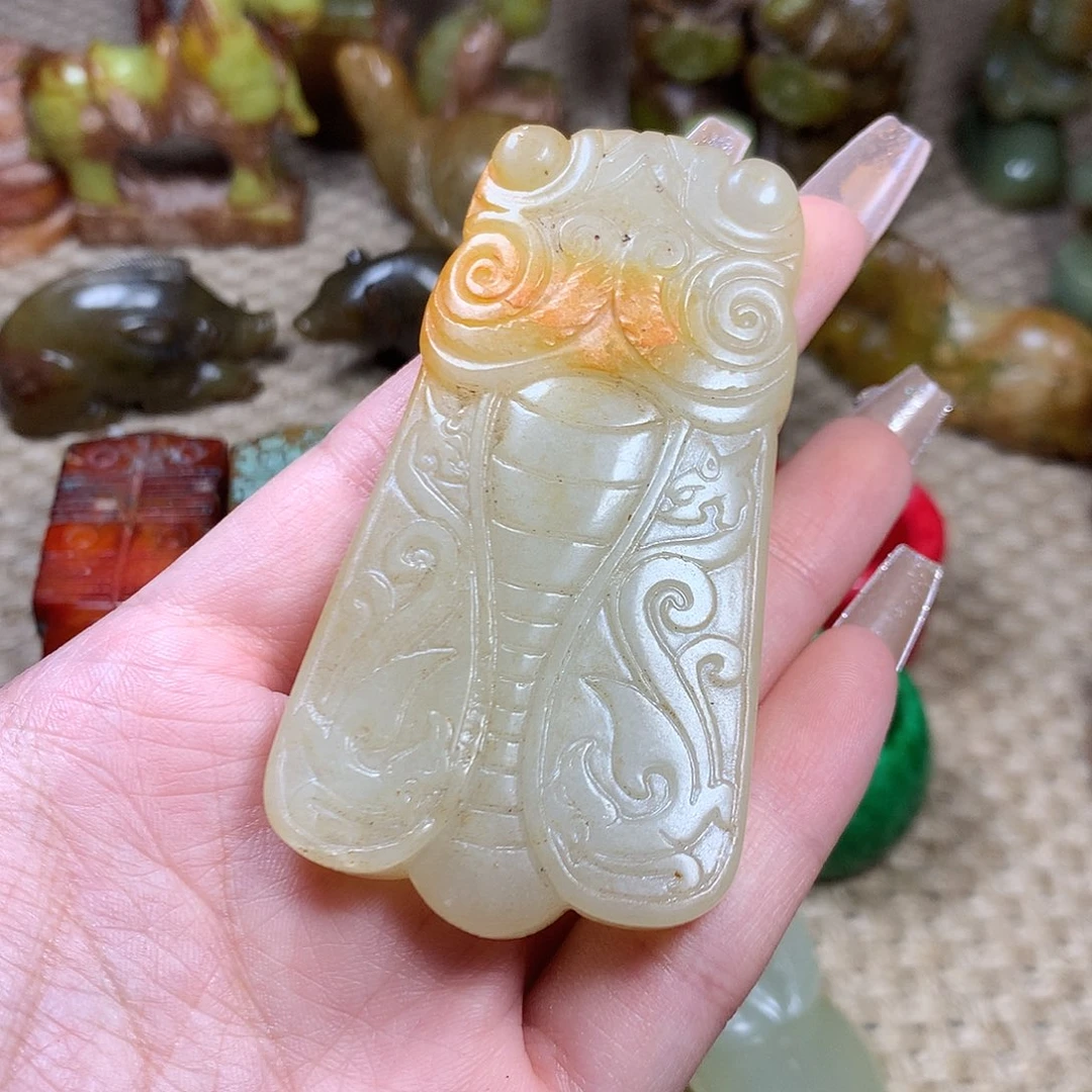 白玉菩提吊坠挂件