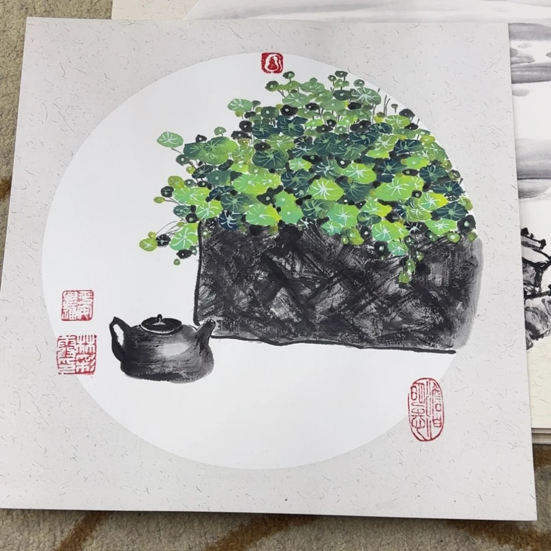 国画国画老师作品刘