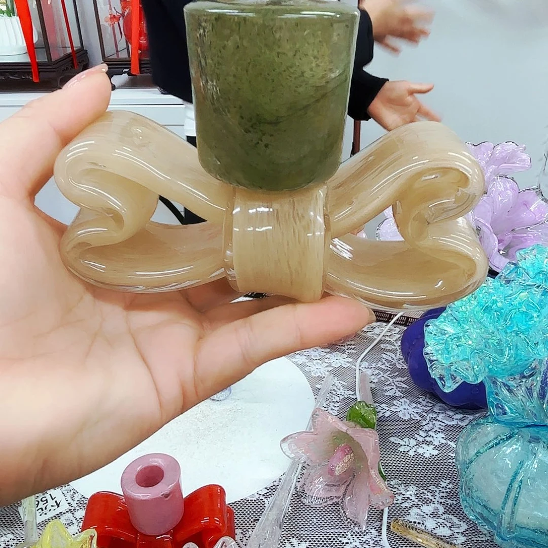 是***吖不完美琉璃花瓶花器艺术品