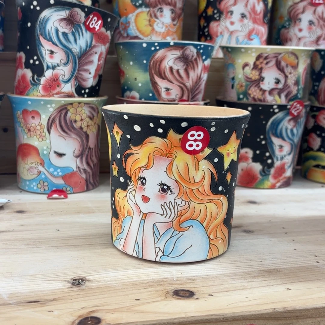 景德镇手绘花盆陶瓷10/10