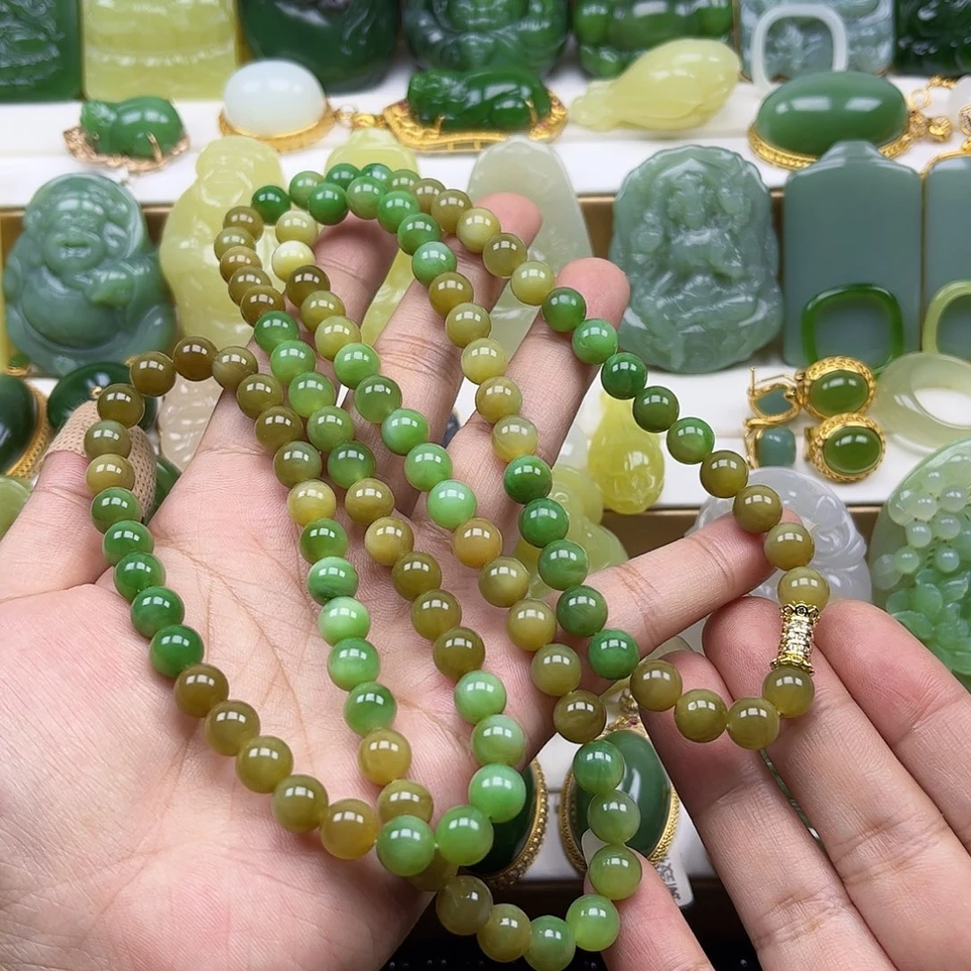 S***m项链未镶嵌和田玉