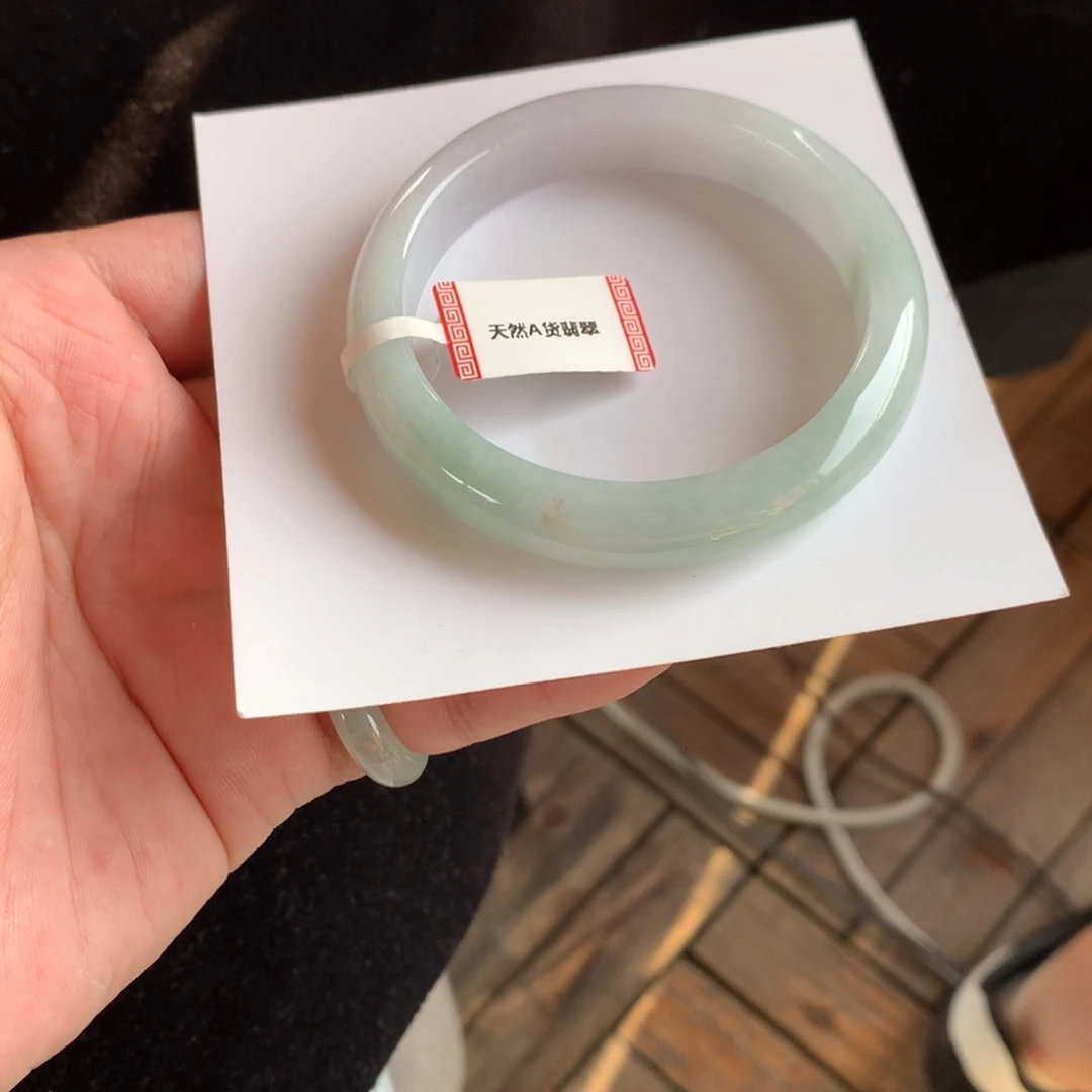 翡翠未镶嵌手镯49号54.2