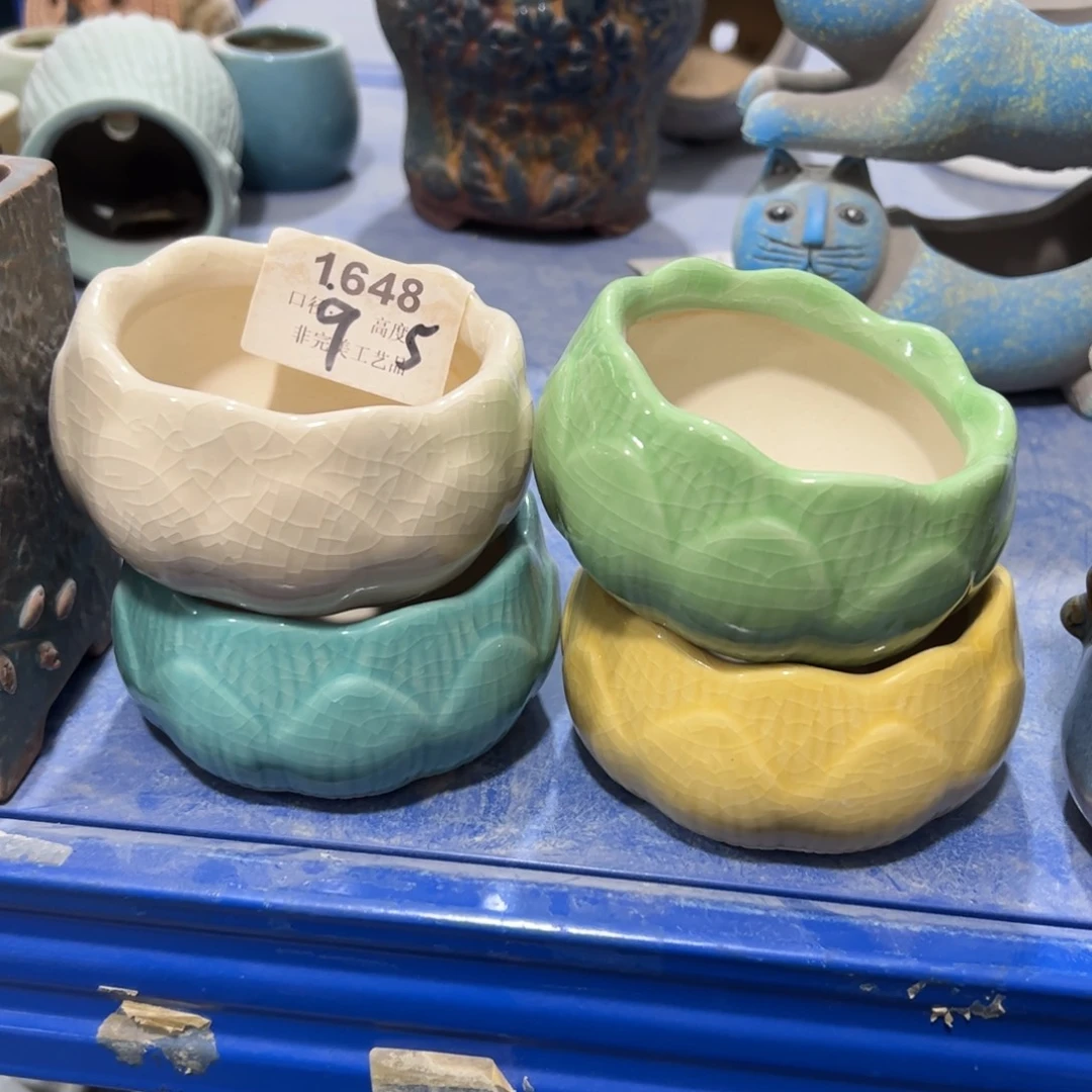 陶瓷多肉小花盆@@1648