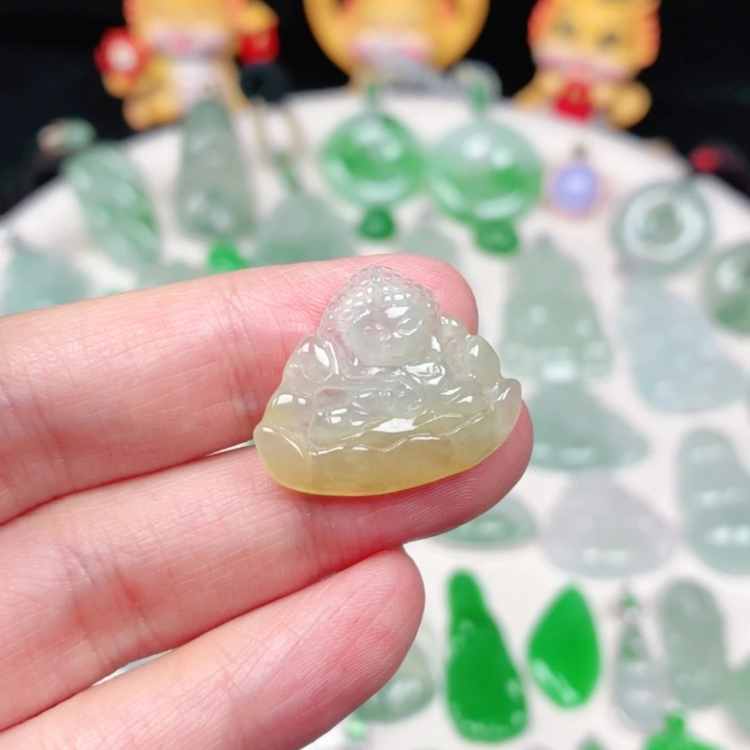 颈饰未镶嵌翡翠缅甸天然A货翡翠