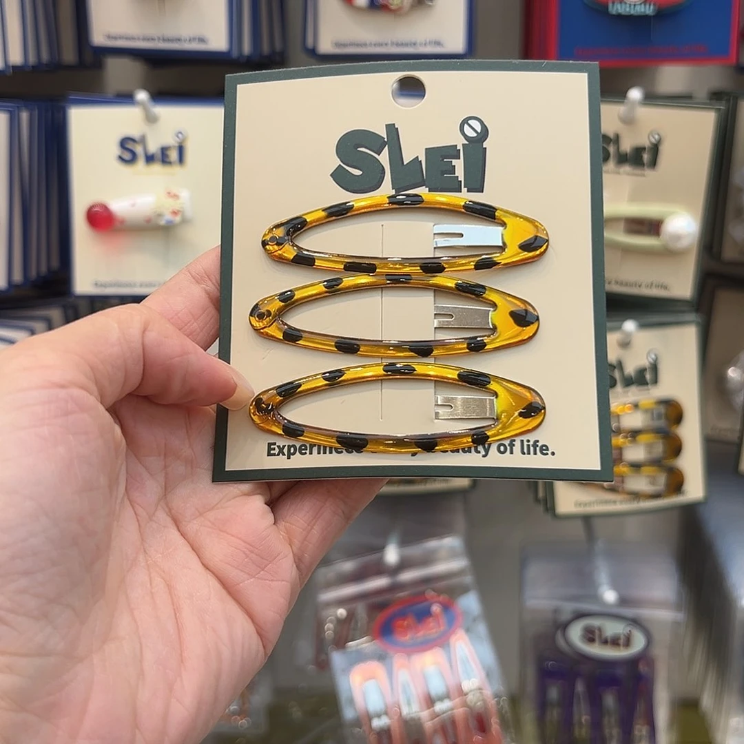 无非金属豹纹椭圆拜拜