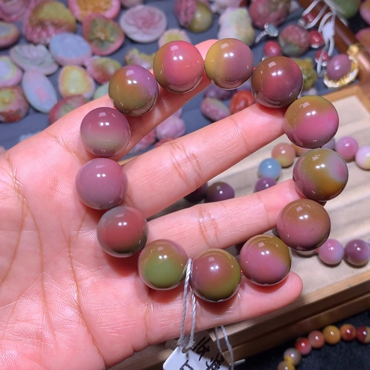 玛瑙/玉髓未镶嵌手链盐源玛瑙