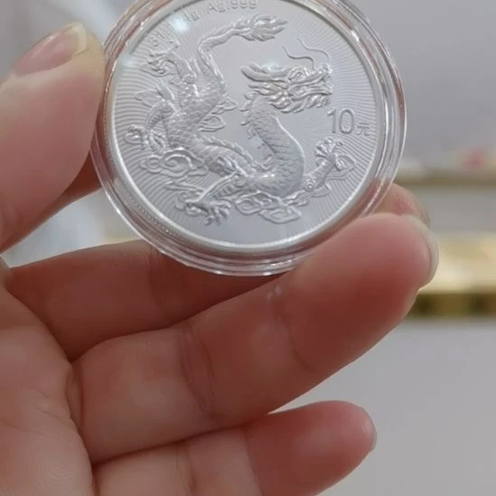 纯银2025年中国龙银币一枚