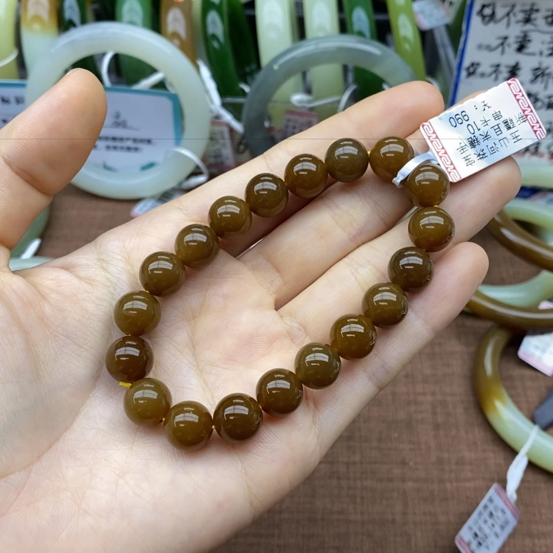 未镶嵌手串和田玉卡10